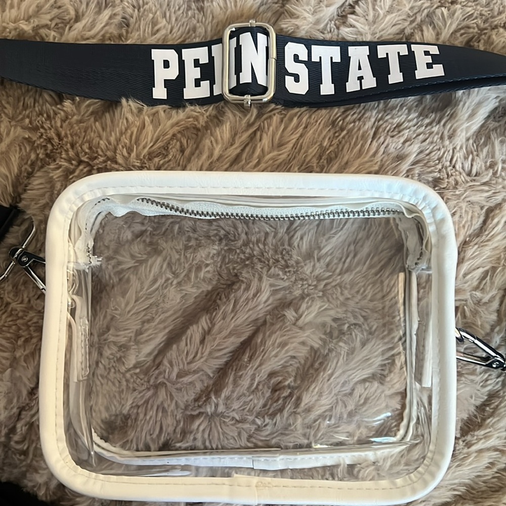 Penn State College Clear Stadium Game- Crossbody